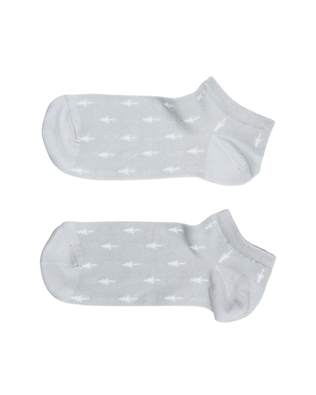 TreeSocks Short Allover Light Grey - SOCKS - NIKIN EU