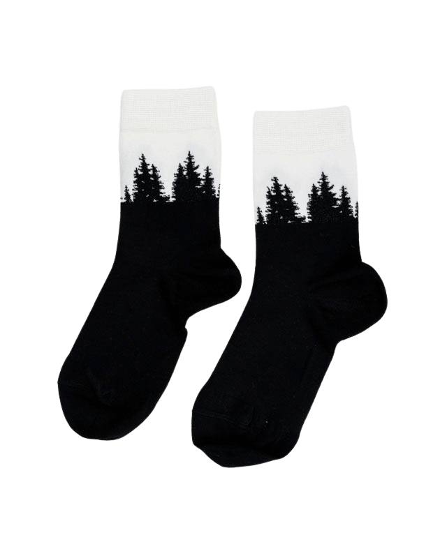 TreeSocks Standard Forest Black - SOCKS - NIKIN EU