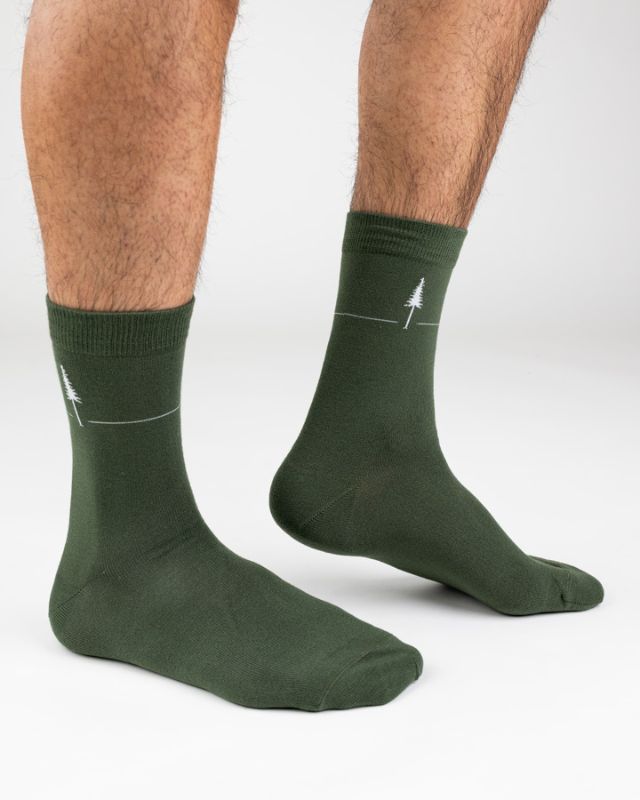 TreeSocks Standard Single Green - SOCKS - NIKIN EU