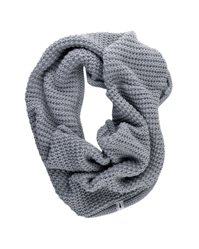 TreeScarf Tube Light Grey Mel - SCARF - NIKIN EU
