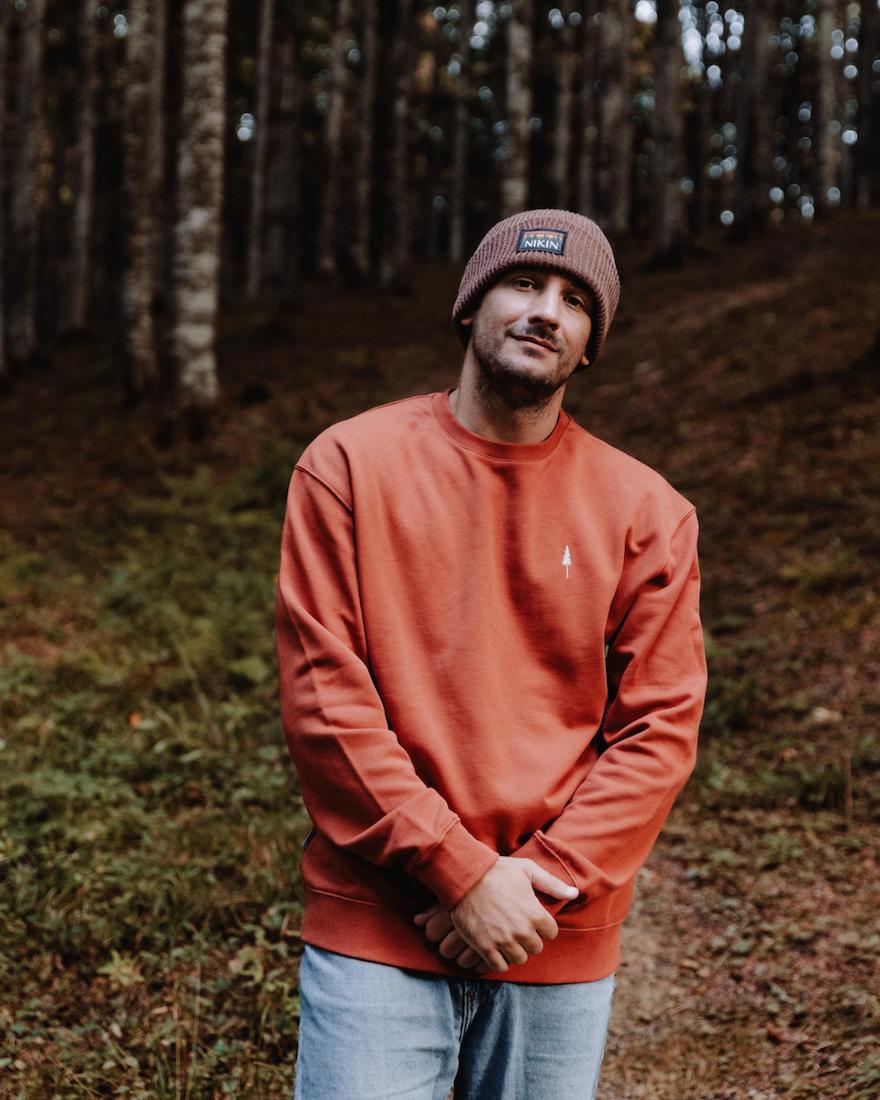 Treeanie Ribbed Patch Walnut - BEANIE - NIKIN EU