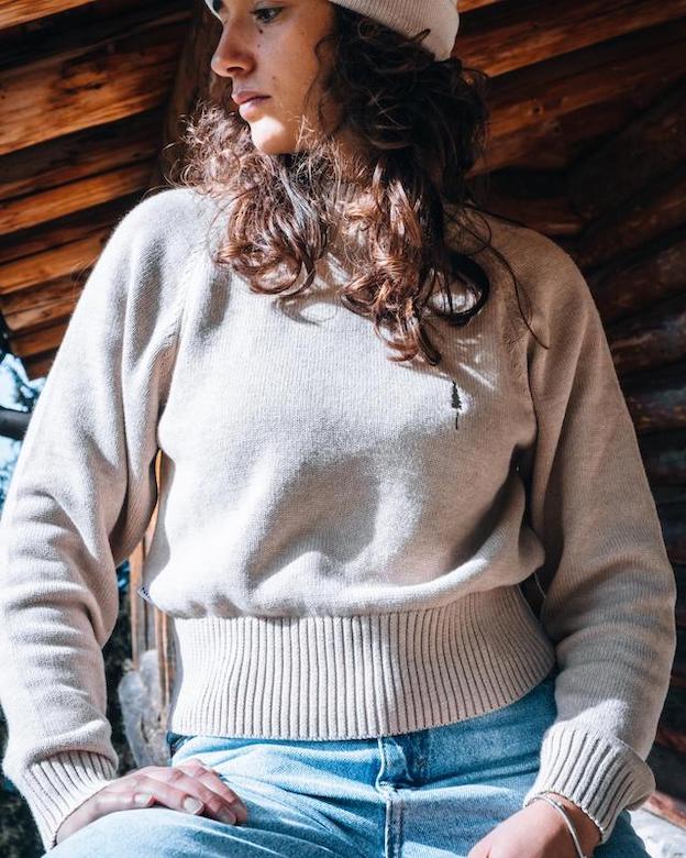 TreePull Cosy Femmes Beige - PULLOVER - NIKIN EU