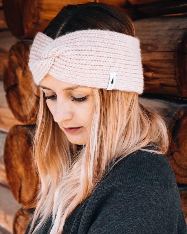 TreeHeadband Twist Cosy Italian Clay Mel - HEADBAND - NIKIN EU