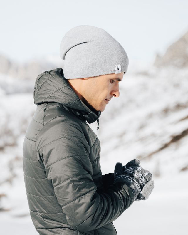 Treeanie Light Grey Mel - BEANIE - NIKIN EU