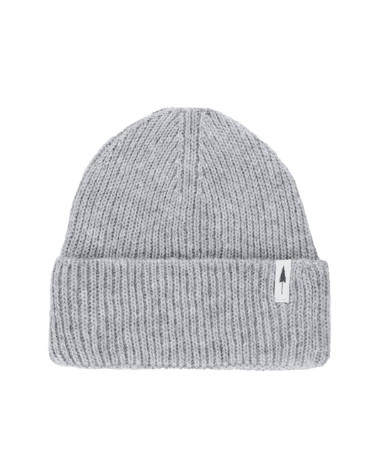 Treeanie Ribbed Cosy - Cool Grey Mel - BEANIE - NIKIN