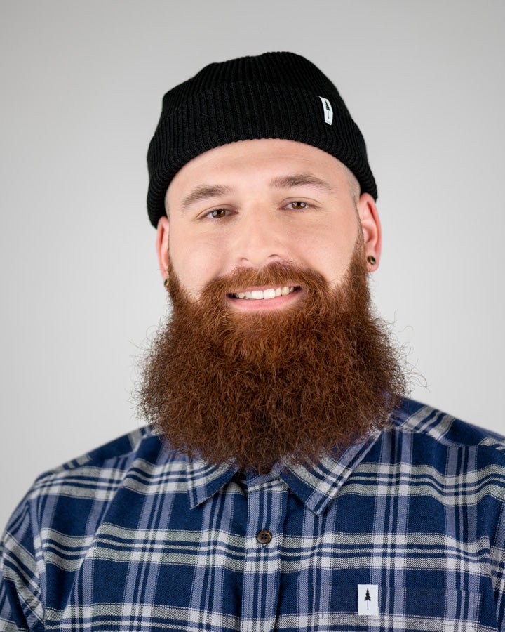 Treeanie Shorty Ribbed - Noir - BEANIE - NIKIN