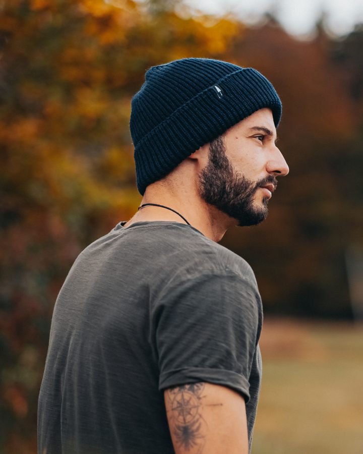 Treeanie Chunky Navy - BEANIE - NIKIN EU