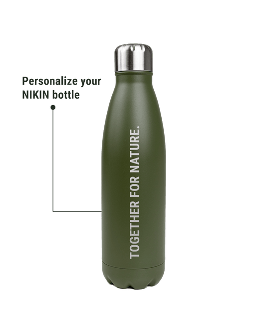 TreeBottle Personnalisé (big text) - Olive - BOTTLE - NIKIN