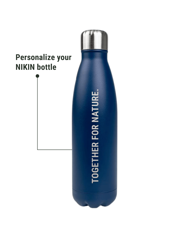 TreeBottle Personalisiert (big text) Navy - BOTTLE - NIKIN EU