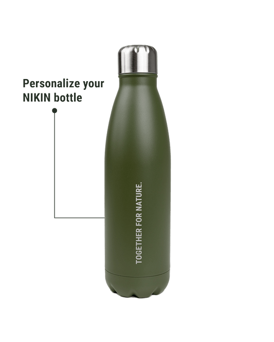 TreeBottle Personnalisé (petit texte) - Olive - BOTTLE - NIKIN