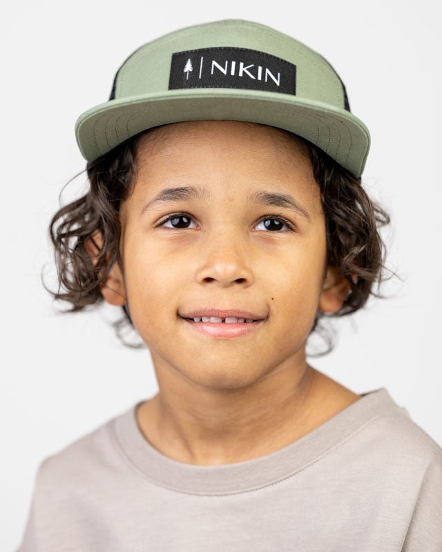TreeCap 7Panel Trucker NIKIN Kids - Cornichon - Enfants - NIKIN