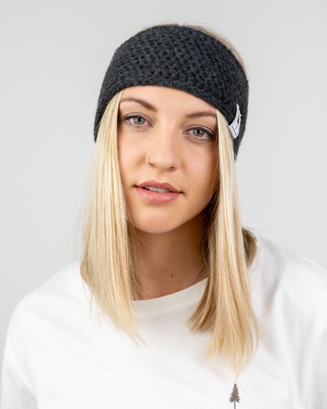 TreeHeadband Toison tricotée - Black Mel - HEADBAND - NIKIN