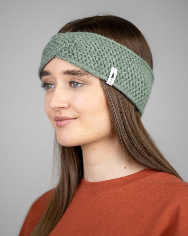 TreeHeadband Knitted Twist - Sage - HEADBAND - NIKIN