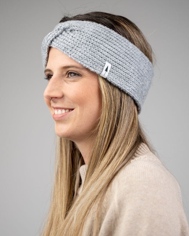 TreeHeadband Twist Cosy - Cool Grey Mel - HEADBAND - NIKIN