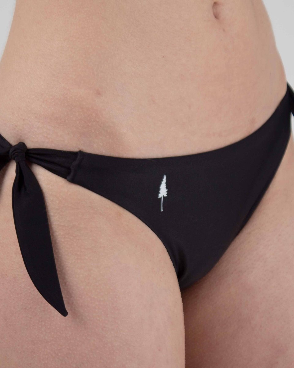 TreeKini Knot Bottom - Black - Maillots de bain - NIKIN