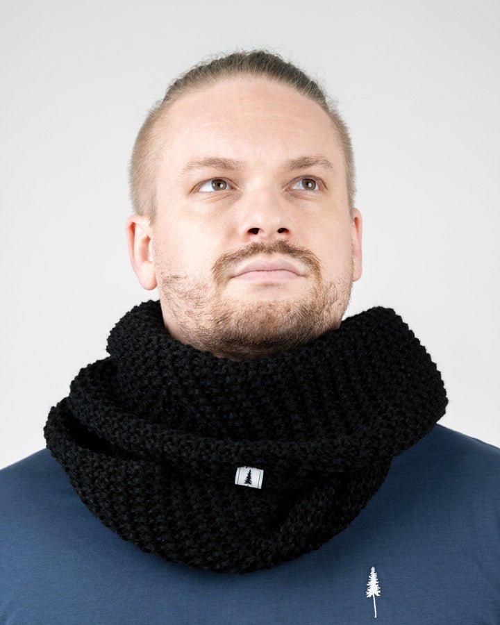 TreeScarf Tube - Black - SCARF - NIKIN