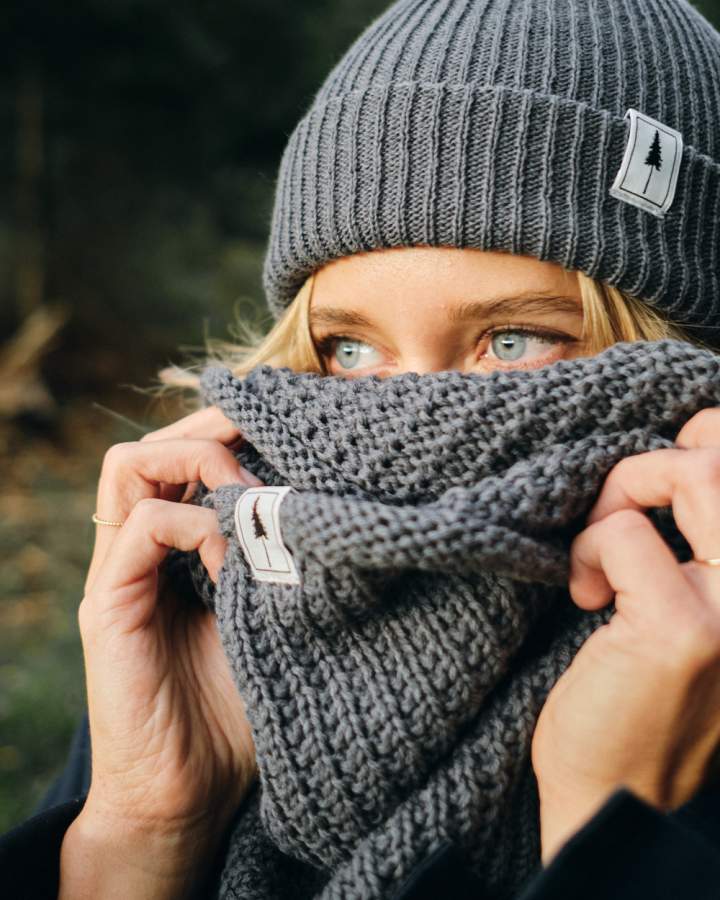 TreeScarf Tube Steel Blue - SCARF - NIKIN EU