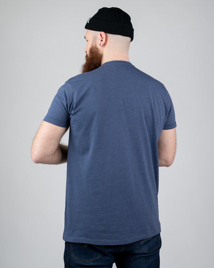 TreeShirt Pocket - Navy Mel - TSHIRT - NIKIN