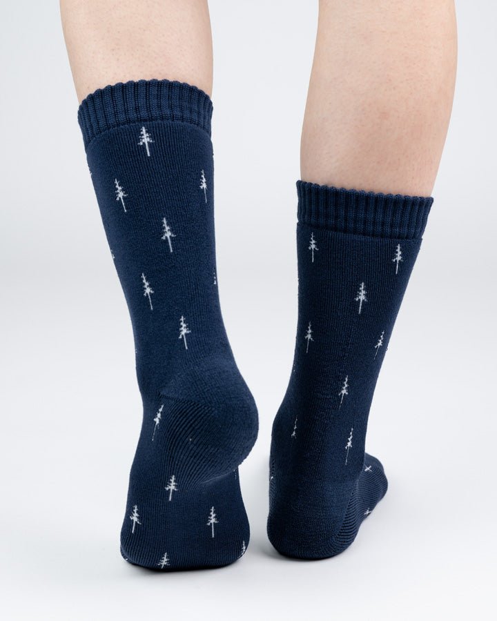 TreeSocks Cosy Allover - Navy - CHAUSSURES - NIKIN