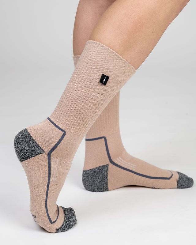 TreeSocks Hiking - Beige - CHAUSSURES - NIKIN