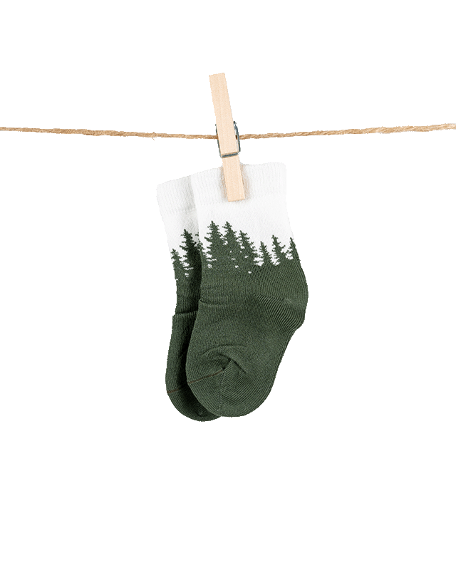 TreeSocks Kids Forest - Green - CHAUSSURES - NIKIN