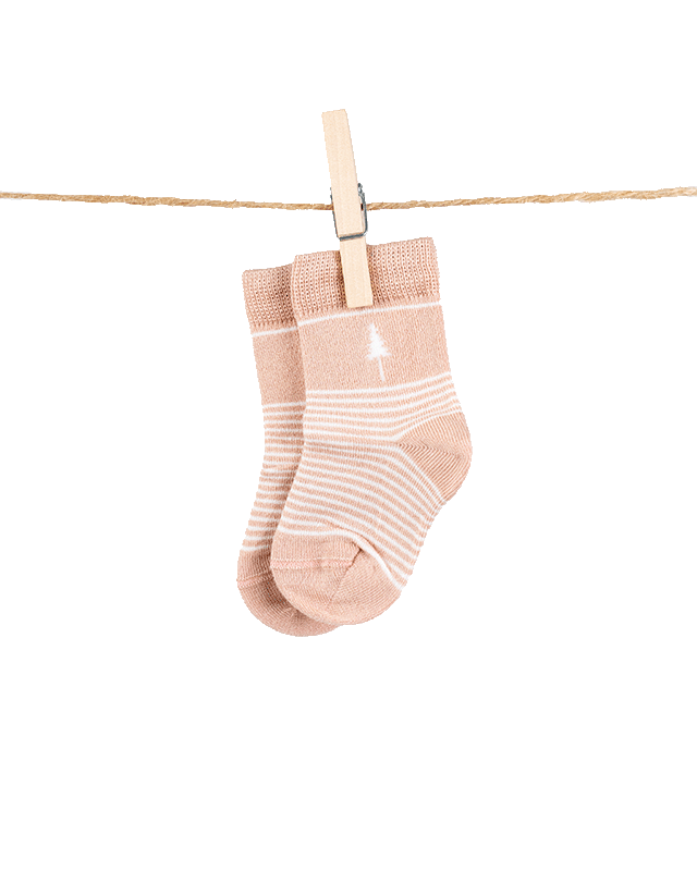 TreeSocks Kids Stripes - Rose - CHAUSSURES - NIKIN