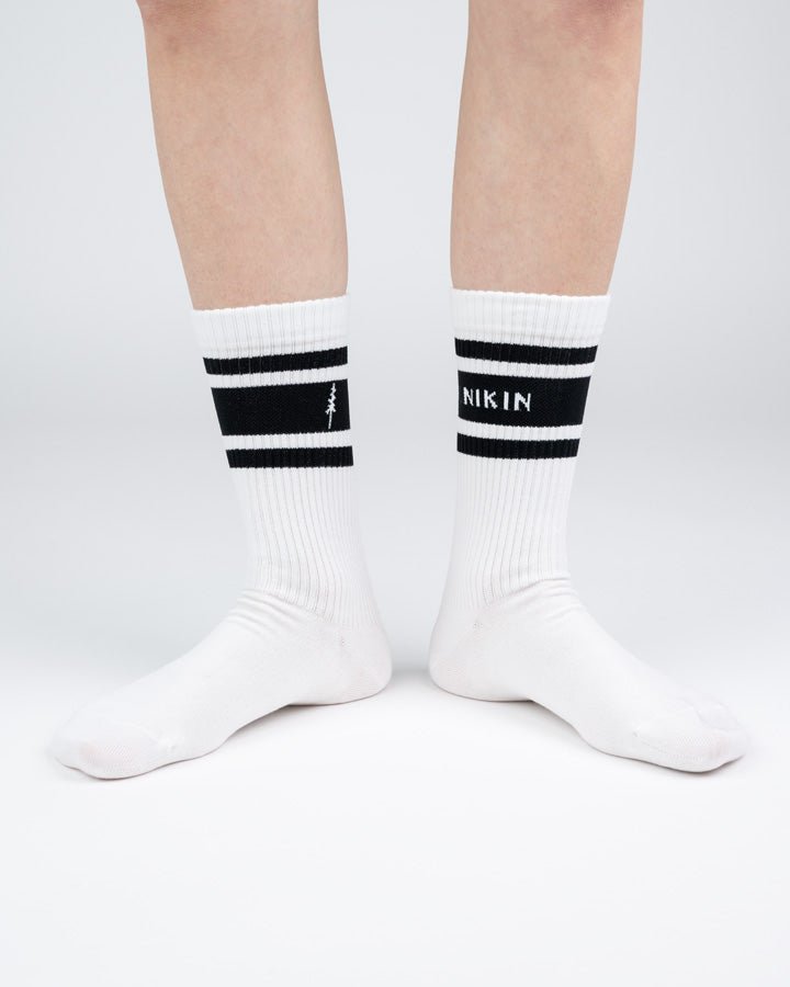 TreeSocks Stripes College - Blanc - CHAUSSURES - NIKIN