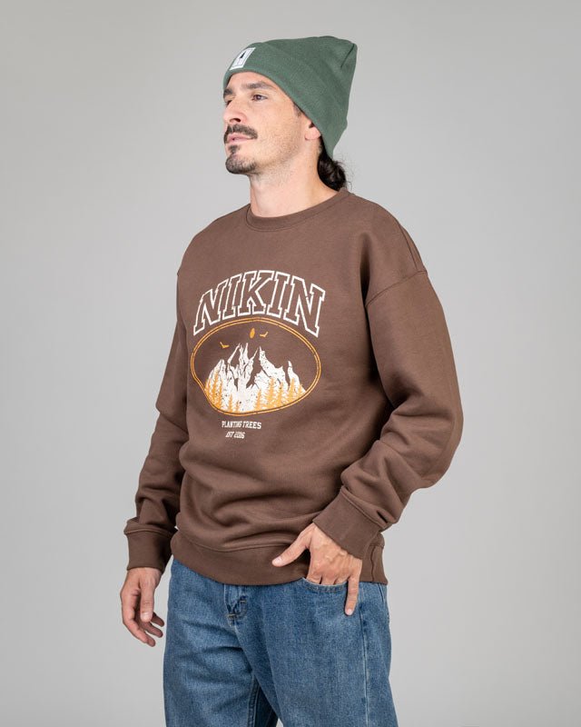 TreeSweater Alpenglow Relaxed Walnut - SWEATER - NIKIN EU