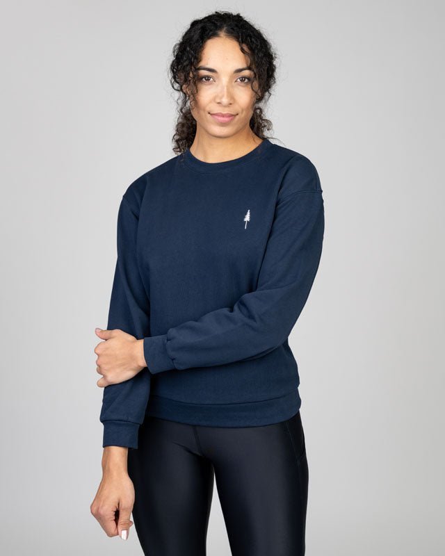 TreeSweater Relaxed Femmes - Dark Navy - SWEATER - NIKIN