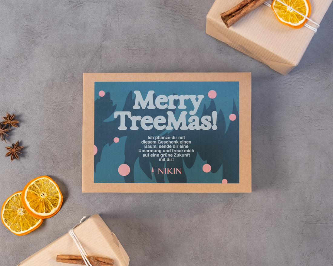NIKIN Geschenk Box mit Weihnachtsdekoration