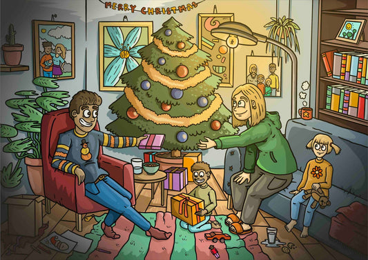 Christmas coloring pages for young and old - NIKIN EU