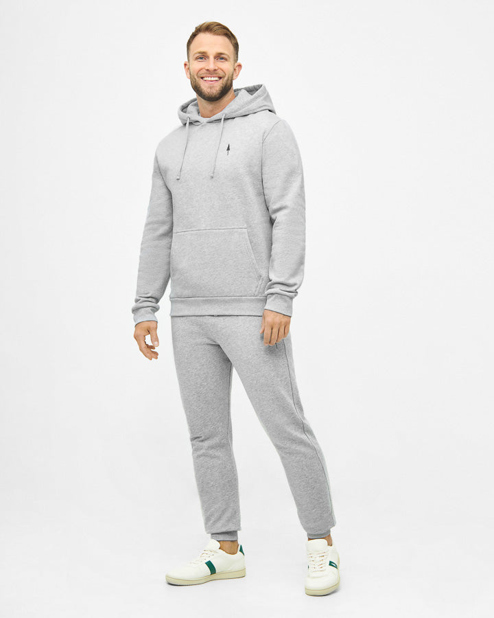 TreeHoodie Grey Mel