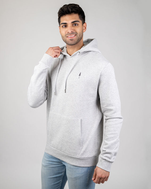 TreeHoodie Grey Mel