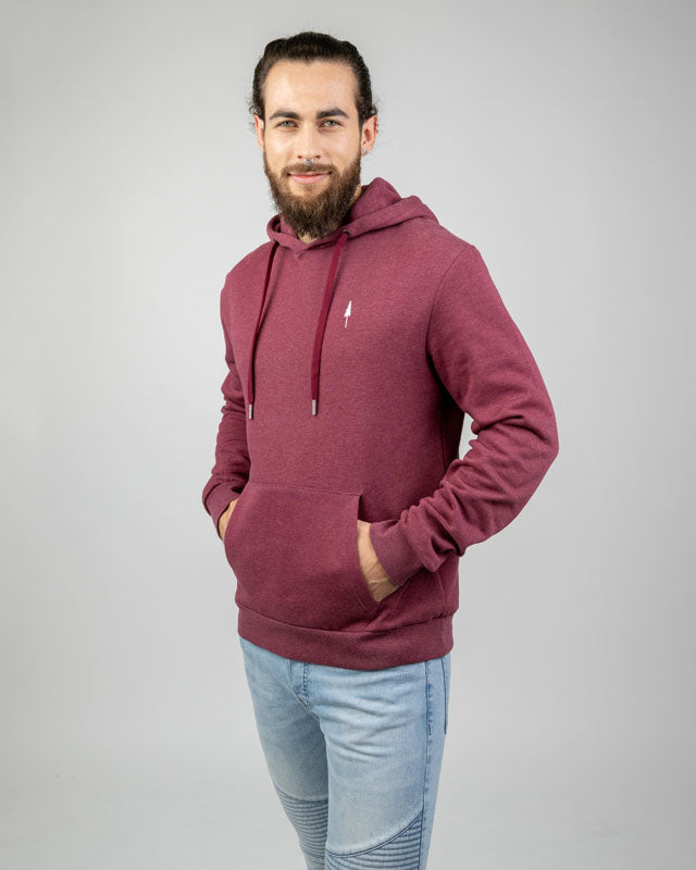 TreeHoodie Bordeaux Mel