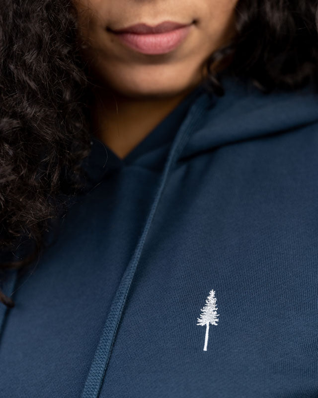 TreeHoodie Women Navy