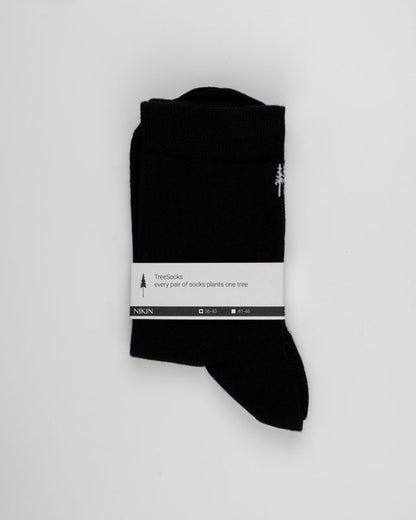 TreeSocks Standard Plain Black