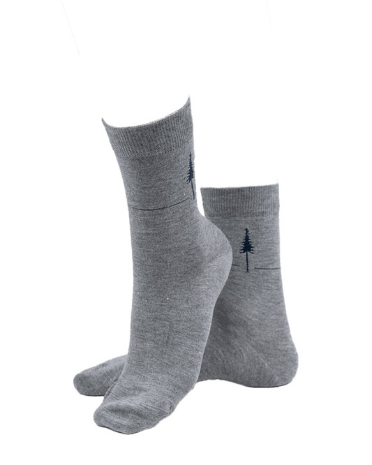 TreeSocks Standard Single Navy-Grey - SOCKS - NIKIN EU