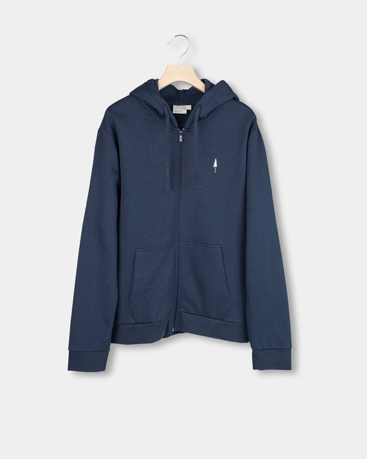 TreeHoodie Zip Navy