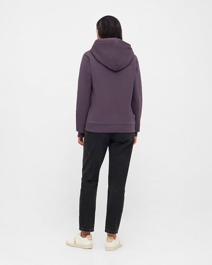 TreeHoodie Zip Women Deep Purple