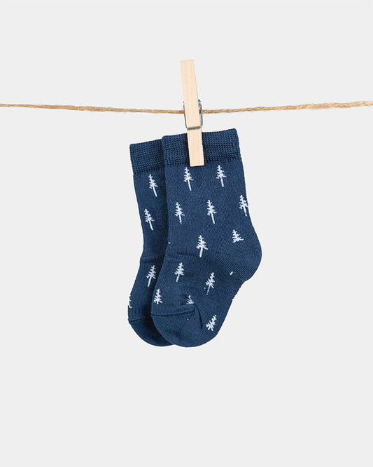 TreeSocks Kids Allover Indigo