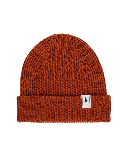 Treeanie Ribbed - Rust - BEANIE - NIKIN