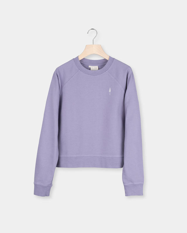 TreeSweater Raglan Women Lavender