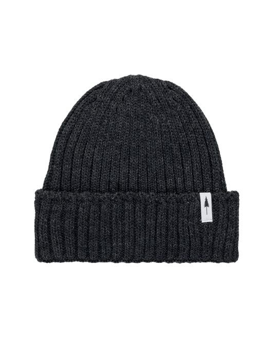Treeanie Knitted Black Mel - BEANIE - NIKIN EU