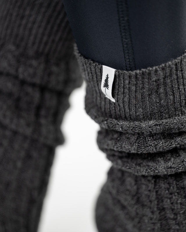 TreeSocks Cosy Women Black Mel - SOCKS - NIKIN EU