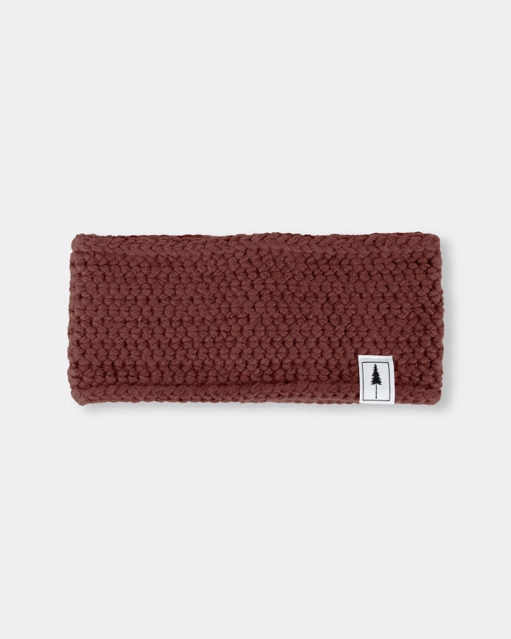 TreeHeadband Knitted Fleece Chestnut