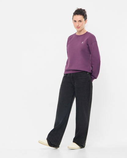 TreeSweater Relaxed Women Dusted Grape