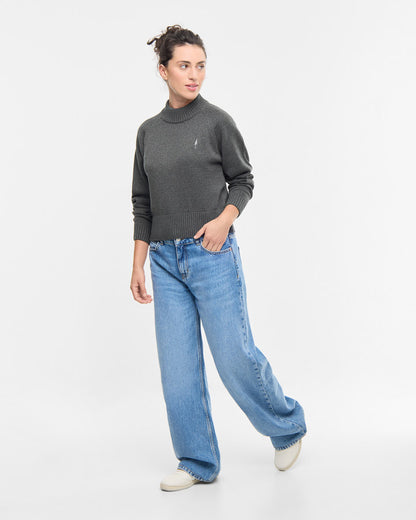 TreePullover Cosy Women Anthracite Mel