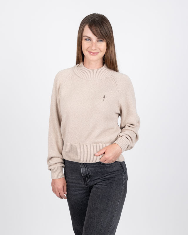 TreePullover Cosy Women Beige