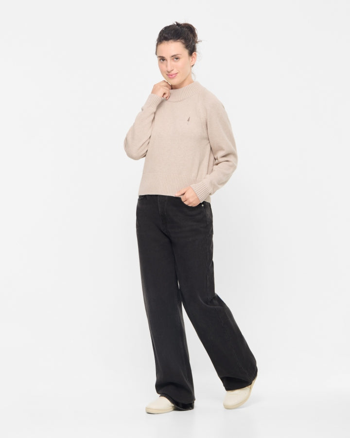 TreePullover Cosy Women Beige