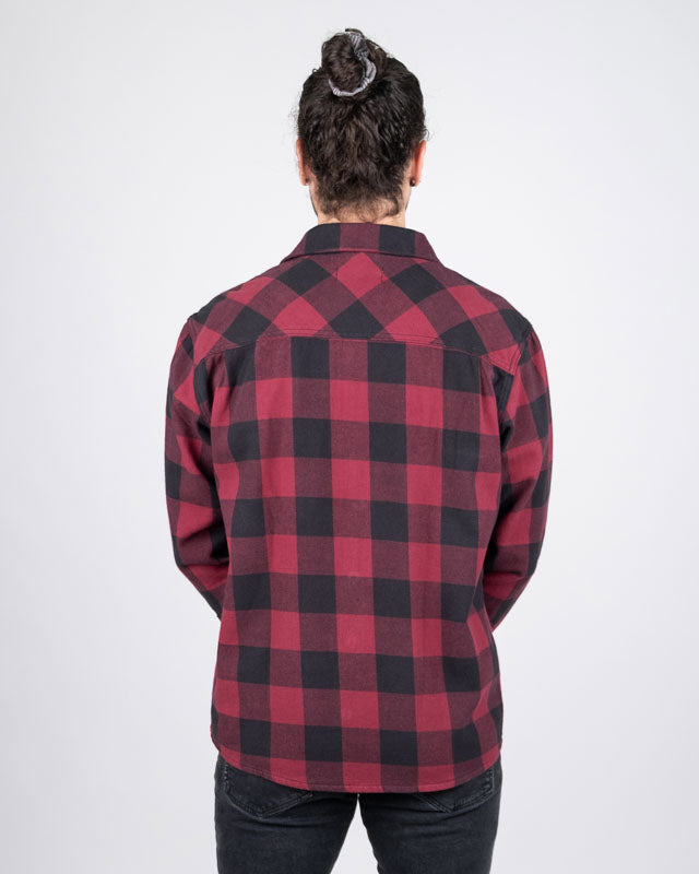 TreePlanter Survêtement Buffalo Check Deep Maroon-Black